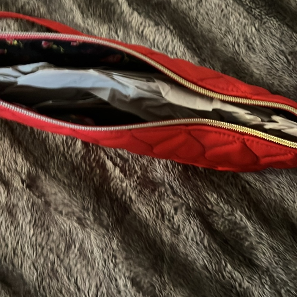 Betsey Johnson Red Hearts Crossbody Purse Bag New Without tags - Picture 4 of 5